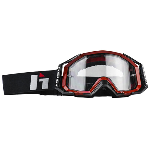 HEBO GOGGLES END/MX QUANTUM II RED HEBO